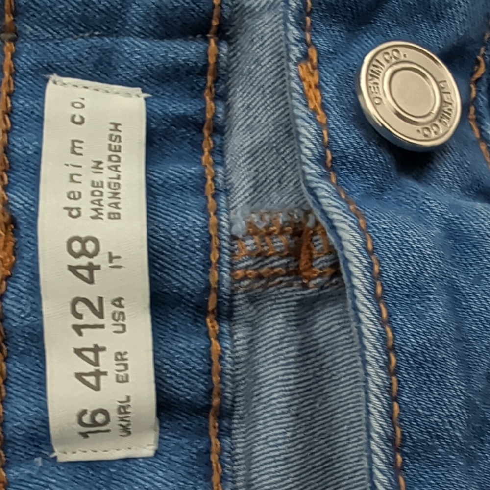 Denim&Co. By Primark Women's High Waist Skinny Jeans Blue Size 12 - Picture 3 of 5